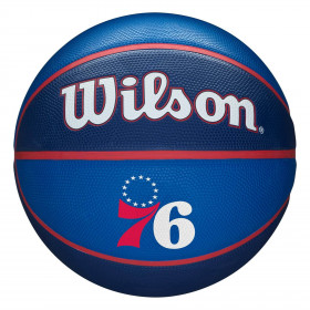 Ballon de Basketball NBA Philadelphia 76ers Wilson Team Tribute Exterieur