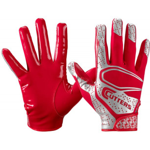 Guantes de futbol americano Cutters REV 2.0 Rojo