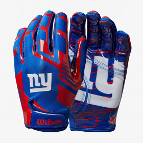 Guantes de futbol americano NFL New York Giants Stretch Fit para receiver