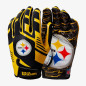 Wilson NFL Pittsburgh Steelers Stretch Fit football glove