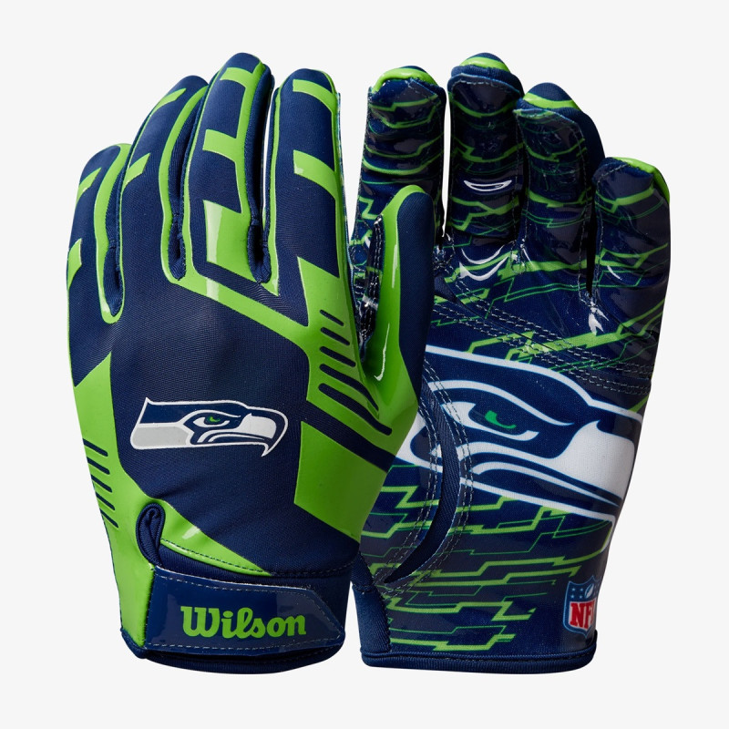 Wilson NFL Seattle Seahawks Stretch Fit football glove