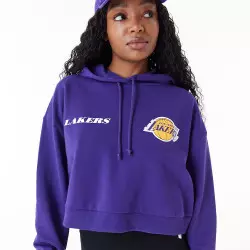Sweat à Capuche NBA Los Angeles Lakers New Era Team Logo pour femme