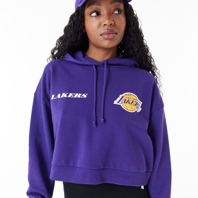Women's New Era Team Logo Hoodie NBA Los Angeles Lakers
