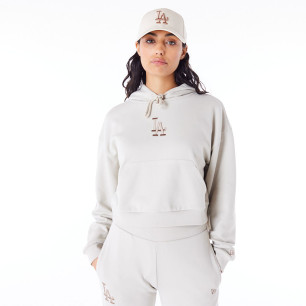 Sudadera MLB Los Angeles Dodgers New Era Lifestyle Crop para mujer