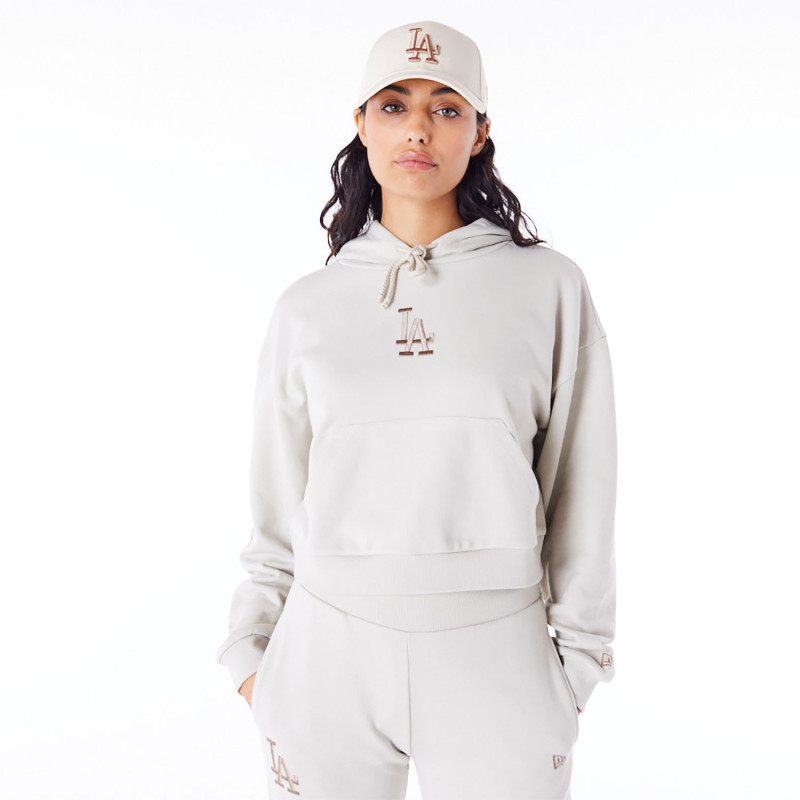 Women's New Era Lifestyle Crop Hoodie MLB Los Angeles Dodgers
