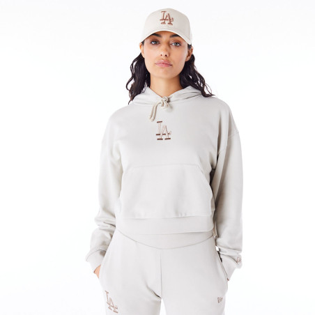 Sudadera MLB Los Angeles Dodgers New Era Lifestyle Crop para mujer
