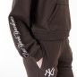 Sudadera MLB New York Yankees New Era Lifestyle Crop Maron para mujer