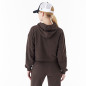 Sudadera MLB New York Yankees New Era Lifestyle Crop Maron para mujer