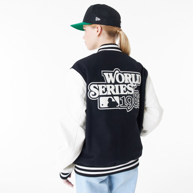 New Era World Series Varsity Bomber MLB Detroit Tigers Black