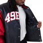 Bomber NFL San Francisco 49ers New Era satin Noir