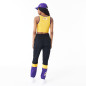 Jogging NBA Los Angeles Lakers New Era Colour Block Noir pour femme
