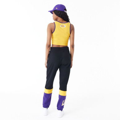 Women's New Era Colour Block Jogger NBA Los Angeles Lakers Black