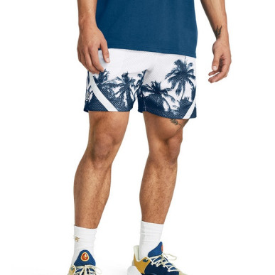 Short Under Armour Curry Mesh para hombre