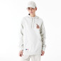 Sweat à Capuche MLB Los Angeles Dodgers New Era League essential Oversize Crème