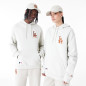 Sweat à Capuche MLB Los Angeles Dodgers New Era League essential Oversize Crème