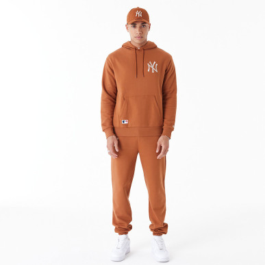 Men's New Era League Essential 24 Oversize Hoodie MLB New York Yankees Maroon
