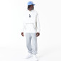 Sweat à Capuche MLB Los Angeles Dodgers New Era World Series Oversize Blanc
