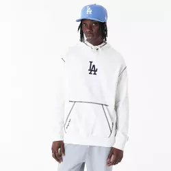 Sudadera MLB Los Angeles Dodgers New Era World Series Oversize Blanco