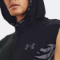 Men's Under Armour Baseline Tank Hoodie Black