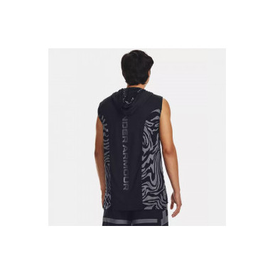 T-shirt à capuche Under armour Baseline Noir
