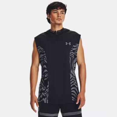 T-shirt à capuche Under armour Baseline Noir