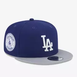 Gorra MLB Los Angeles Dodgers New Era Contrast Side patch Snapback 9Fifty Blanco