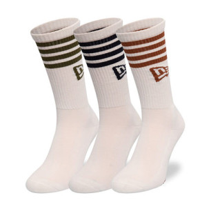 Calcetin New era Flag Crew Crema 3 pack