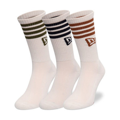 Calcetin New era Flag Crew Crema 3 pack