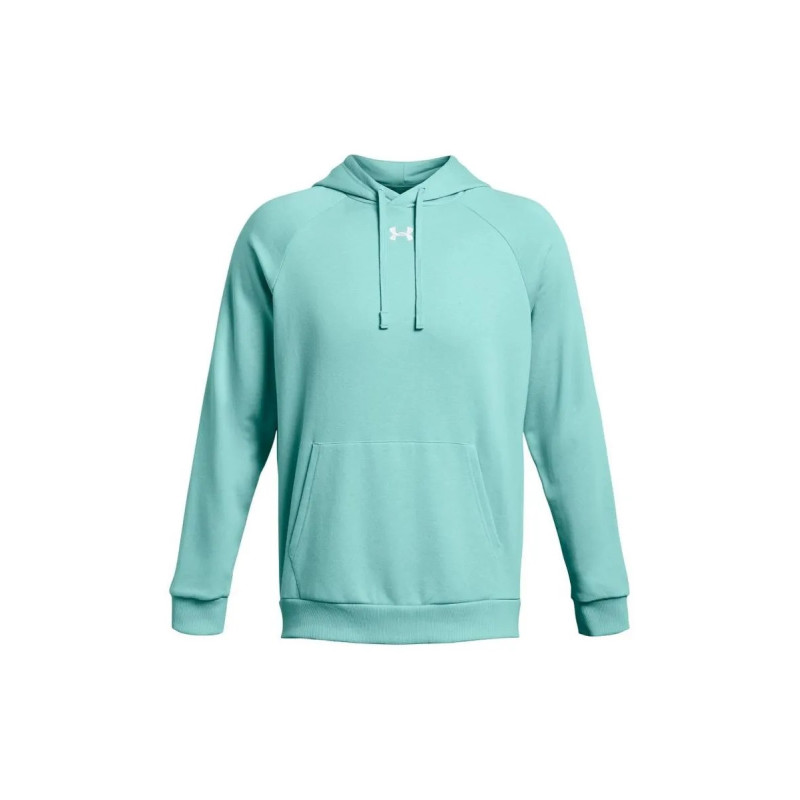 Sweat à capuche Under armour Rival Fleece bleu turquoise