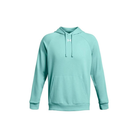 Sweat à capuche Under armour Rival Fleece bleu turquoise