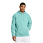 Sweat à capuche Under armour Rival Fleece bleu turquoise