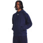 Sweat à capuche Under armour Rival Fleece bleu marine