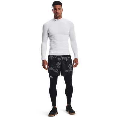 Under Armour ColdGear Mock Compression Longsleeve White