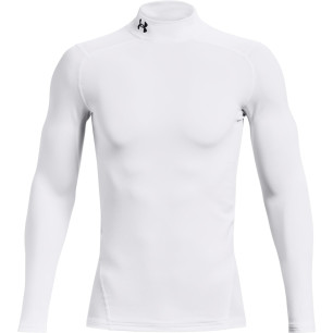 Under Armour ColdGear Mock Compression Longsleeve White