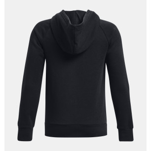 Sweat à capuche Zippé Under armour Essential Noir