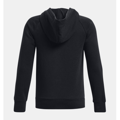 Sweat à capuche Zippé Under armour Essential Noir