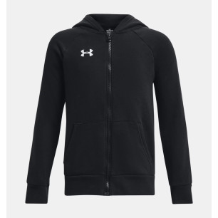 Sweat à capuche Zippé Under armour Essential Noir