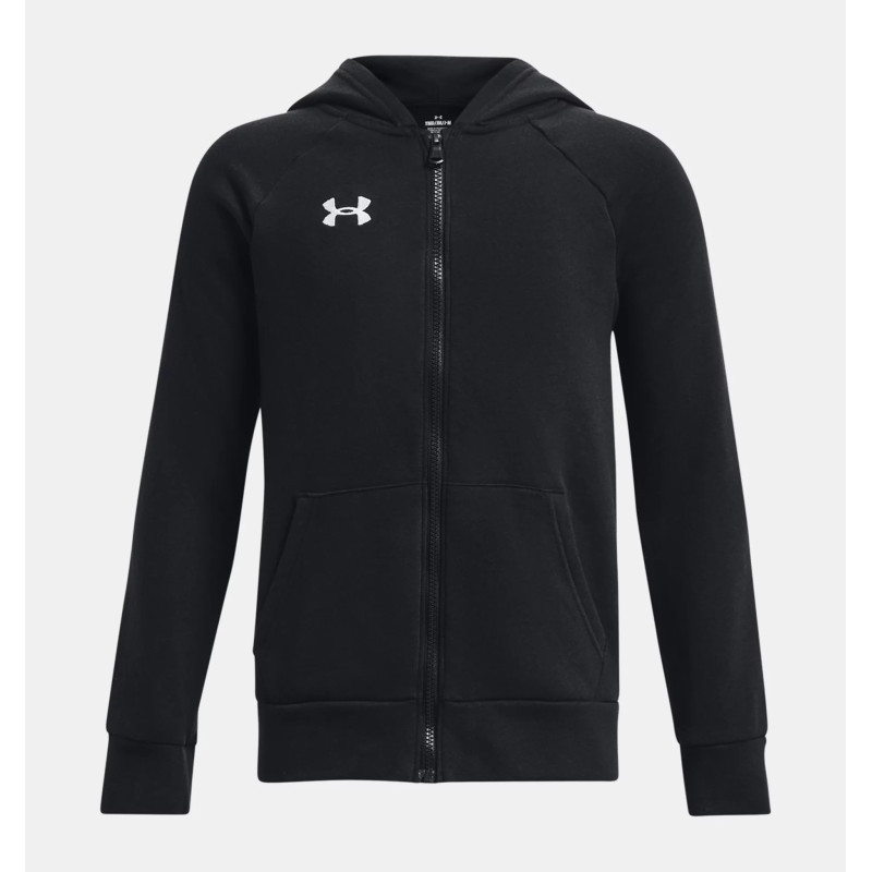 Sudadera Zip Under armour Essential Hoodie Negro