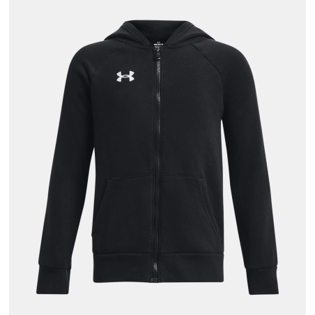 Sudadera Zip Under armour Essential Hoodie Negro