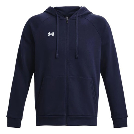 Sweat à capuche Zippé Under armour Essential bleu marine