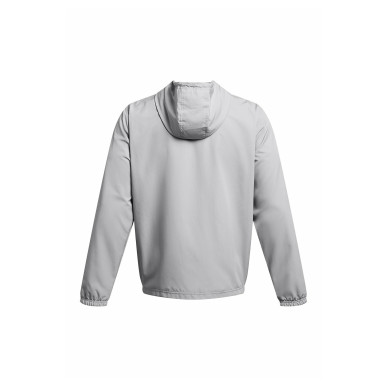 Coupe vent zippé Under armour Gris