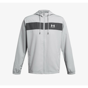 Coupe vent zippé Under armour Gris