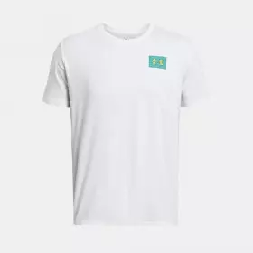 T-shirt Under Armour Color Block Blanc