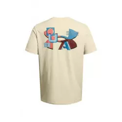 T-shirt Under Armour Color Block Crema