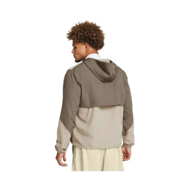Coupe vent zippé Under armour Icon Legacy Marron