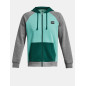Sudadera Zip Under armour Rival Fleece Color Block Azul