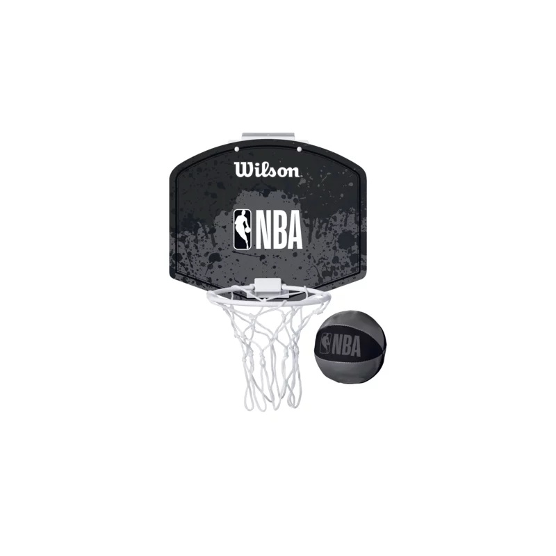 Mini Canasta de Baloncesto NBA Wilson Team Negro