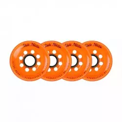 Roues Labeda Addiction Grip pour Roller pack de 4 Orange