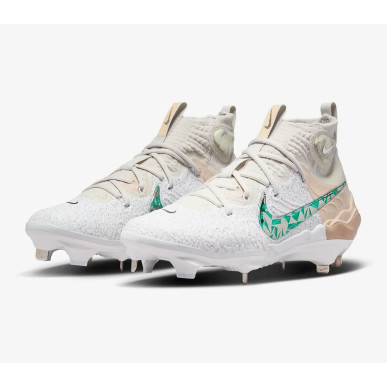 Crampones de beisbol Nike Alpha Huarache NXT Metal Blanco