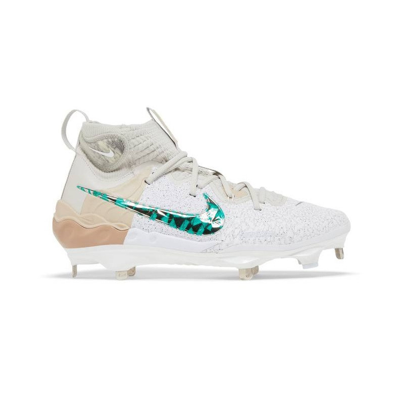 Crampones de beisbol Nike Alpha Huarache NXT Metal Blanco